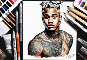 Xxxtentacion tattoo idea