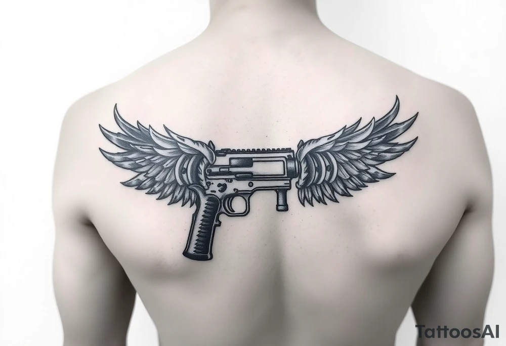 tat that says gunsmokesolo tattoo idea