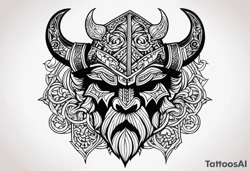 Viking ornament tattoo idea
