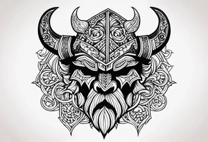Viking ornament tattoo idea
