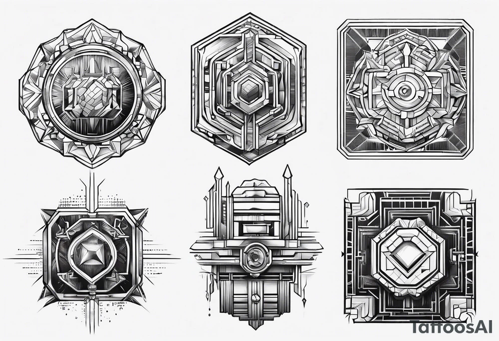 microchip tattoo idea