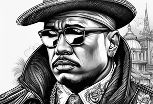 gangster tattoo idea
