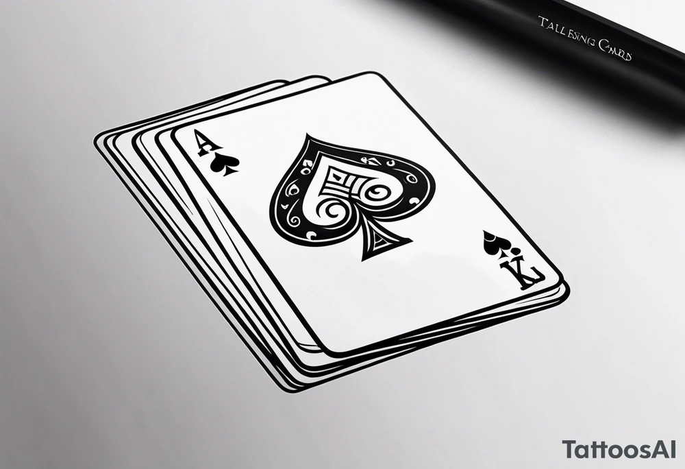 ace and king cards small tattoo for hand tattoo idea