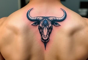 With horns dipped in silver and hooves in shadow, the Taurus constellation roams the cosmic pasture. tattoo idea