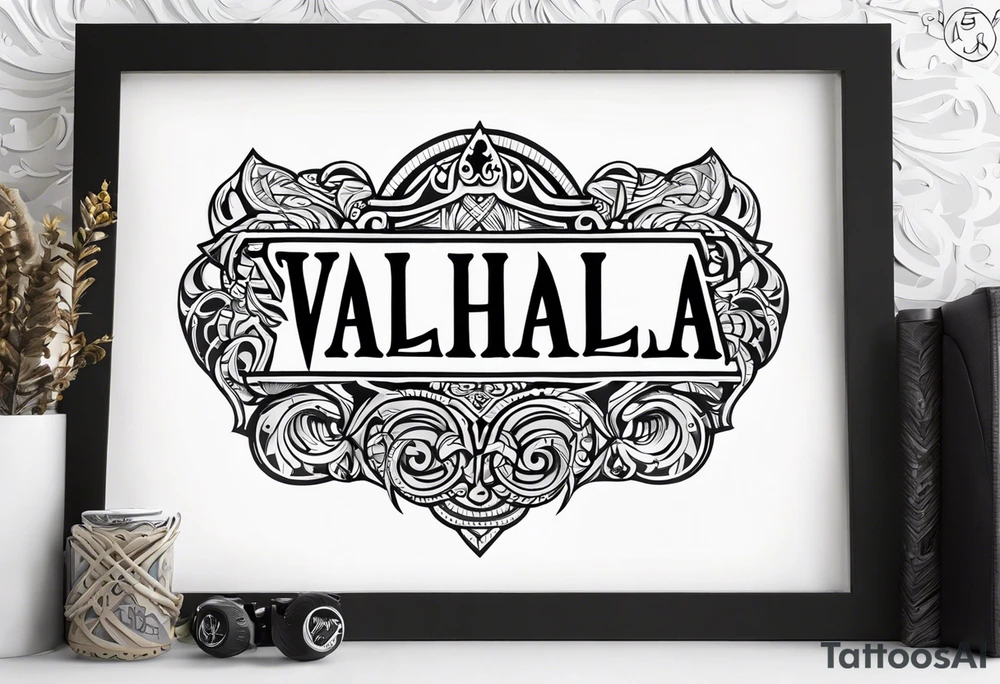 Valhalla tattoo idea