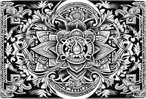 traditional Hawaiian tattoo idea