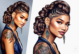 Zendaya is my daughters name tattoo idea