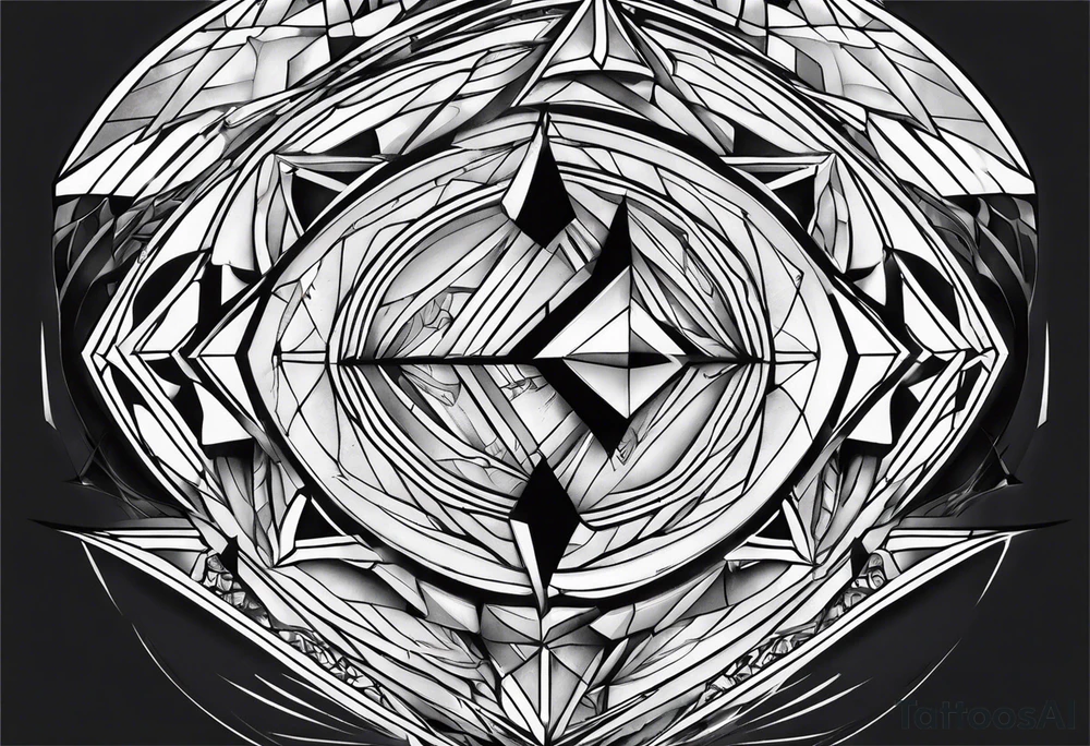 Combination of a and d tattoo idea