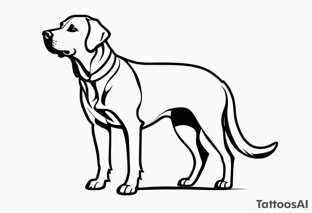 labrador, picasso, loiskis tattoo idea