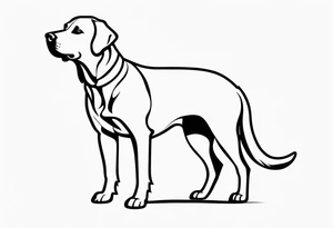 labrador, picasso, loiskis tattoo idea