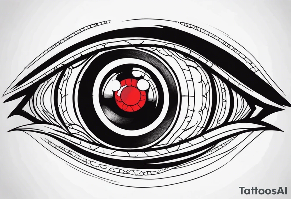 Sharingan eyes tattoo idea