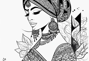 mukhlis in Urdu tattoo idea