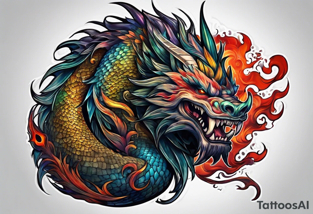 Monster tattoo idea