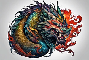 Monster tattoo idea