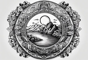 Lucky penny tattoo idea