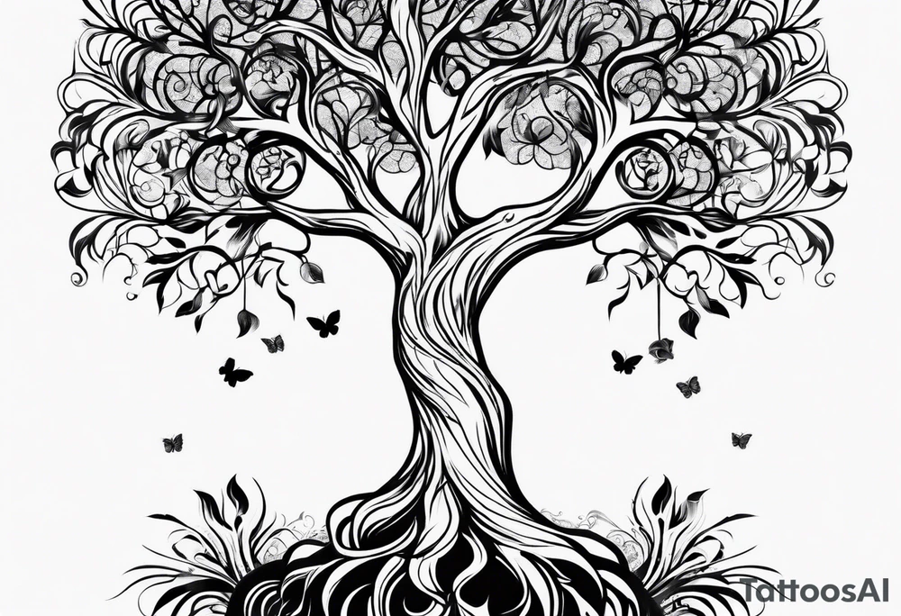 tree of life tattoo idea