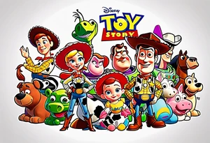 toy story tattoo idea