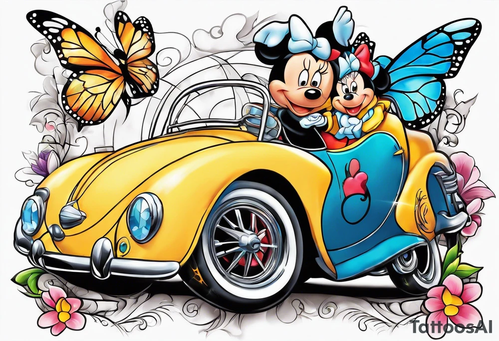 Disney new beginnings cover up puzzle piece tattoo idea