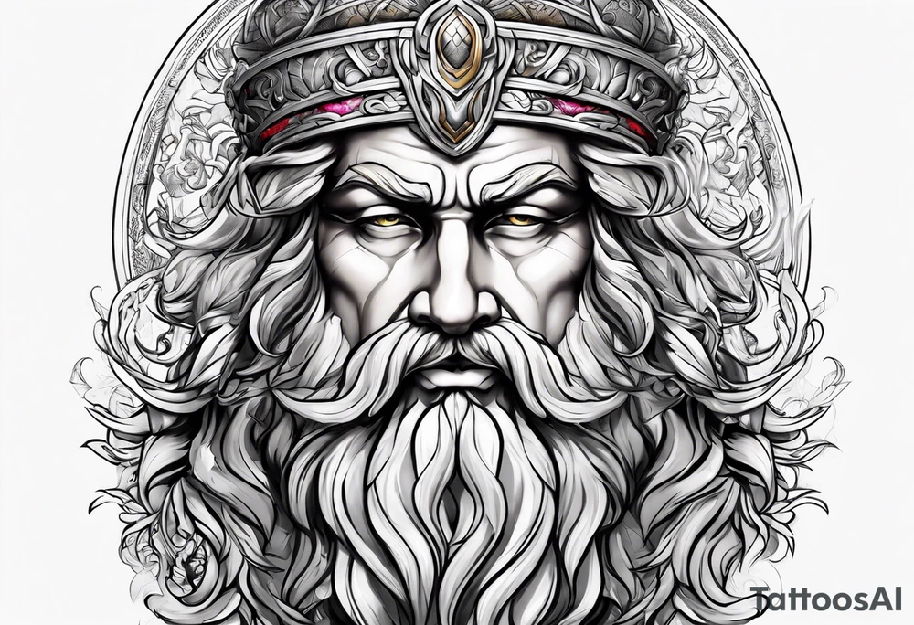Zeus god tattoo idea