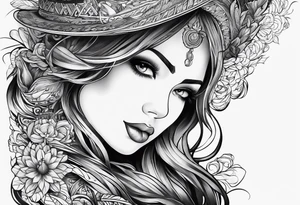 V style tattoo tattoo idea
