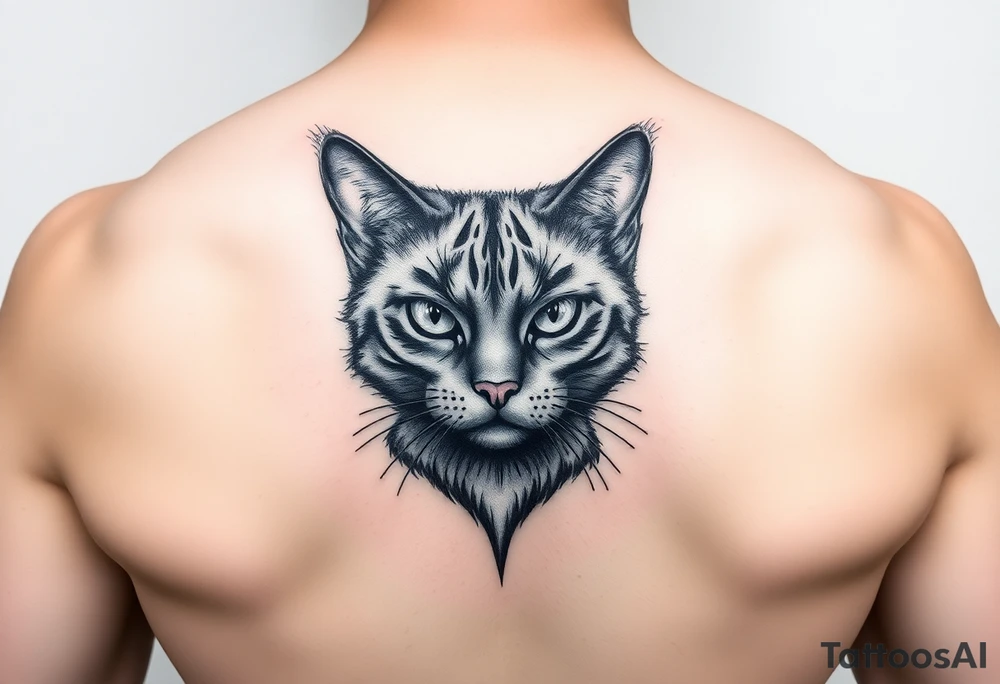 Black Cat tattoo idea