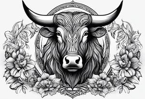 bull and family monn tattoo idea