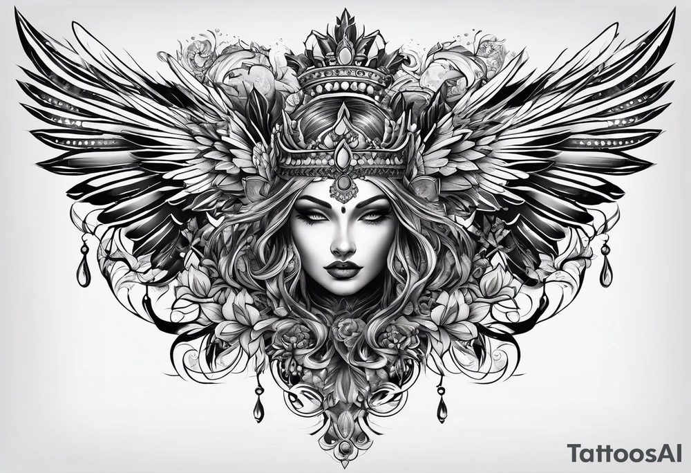 готика, аниме tattoo idea