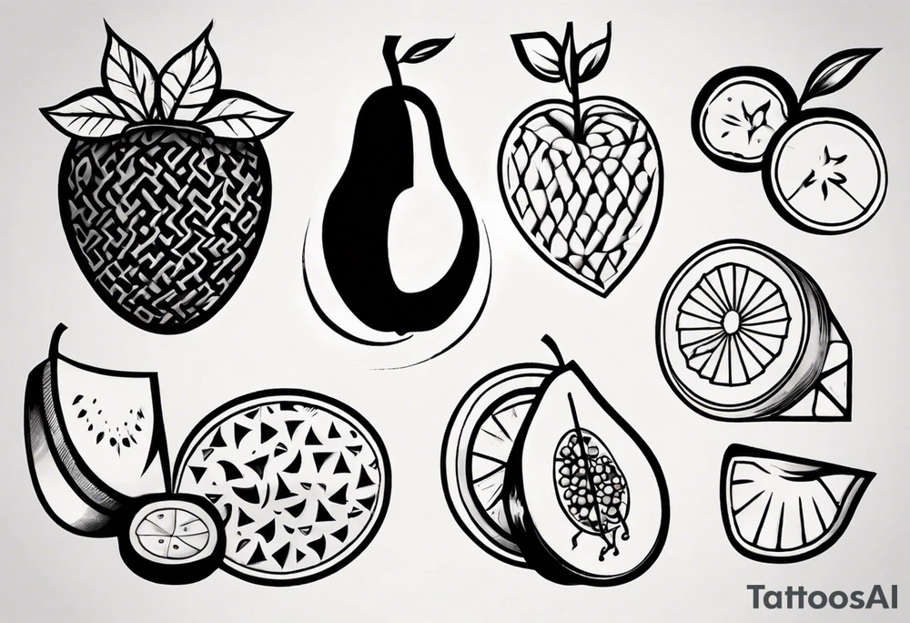 Fruits tattoo idea