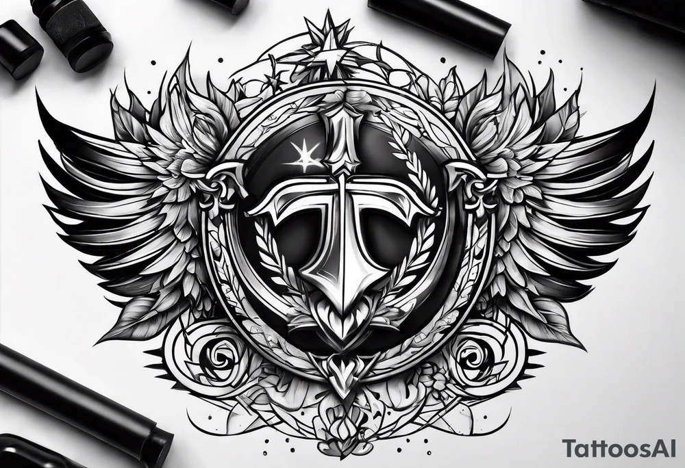 justice symbol tattoo idea