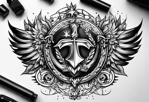 justice symbol tattoo idea