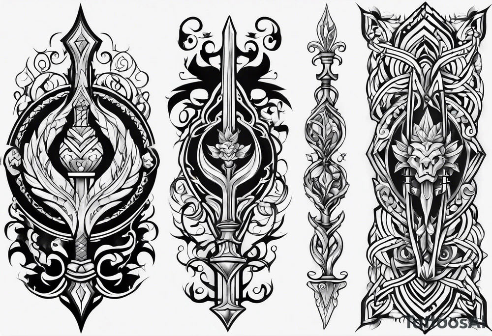 trident tattoo idea