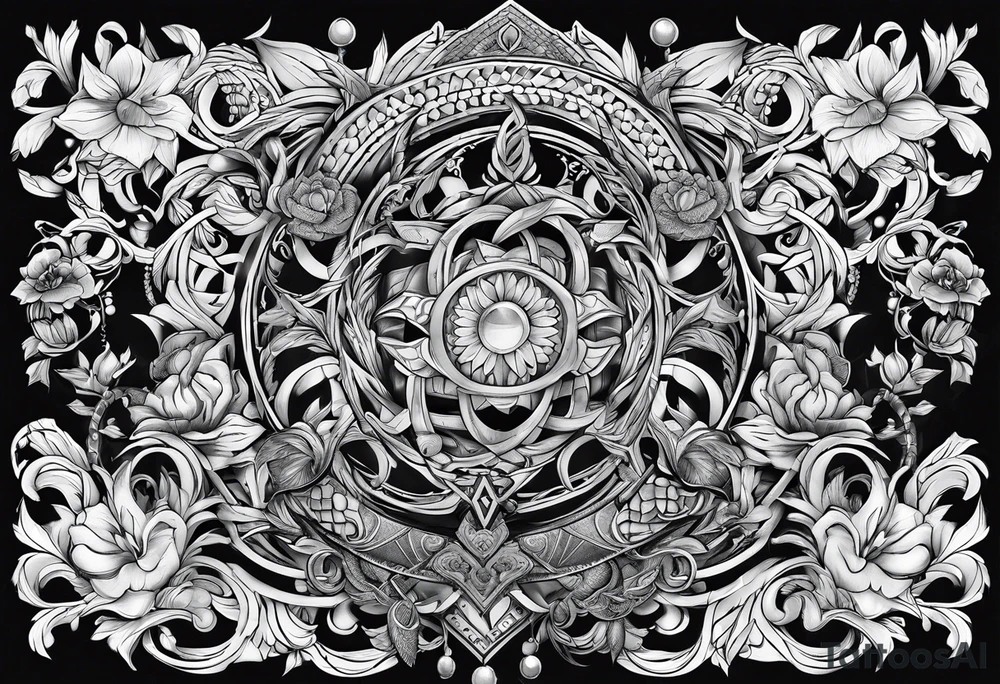 Write the word Nain tattoo idea