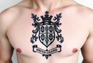 Smith, Irish family crest.
Full chest tattoo idea tattoo idea