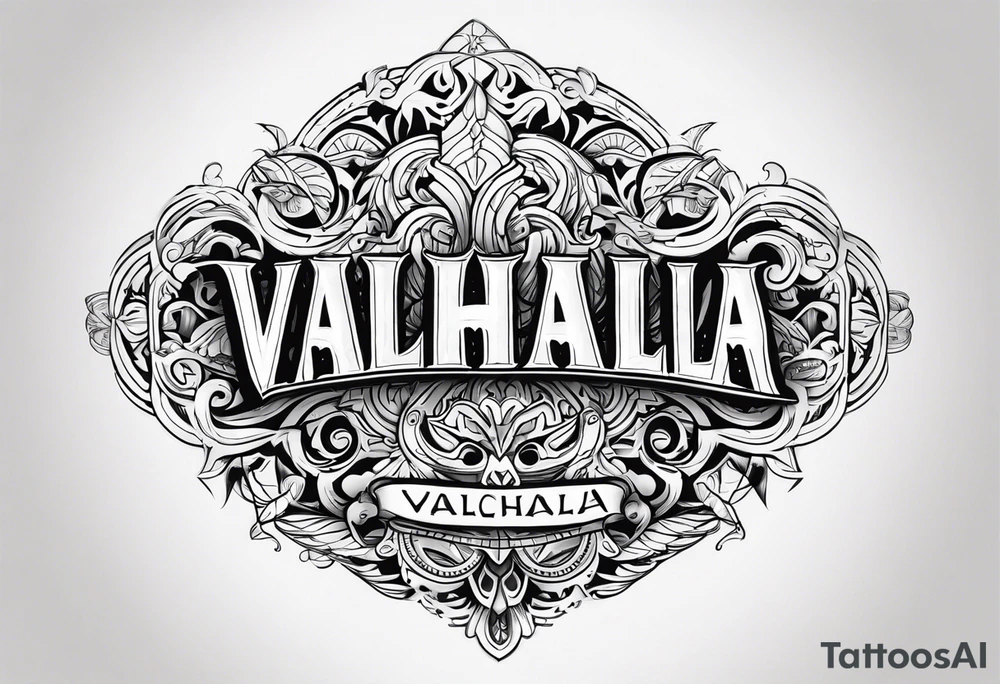 Valhalla tattoo idea