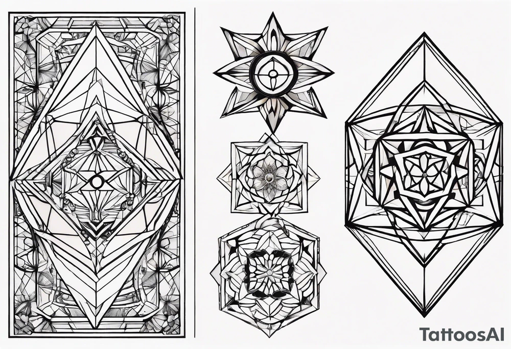 sacred geometry tattoo idea