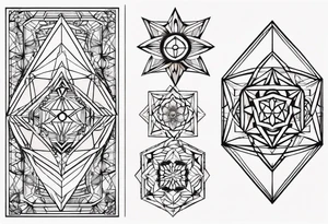 sacred geometry tattoo idea