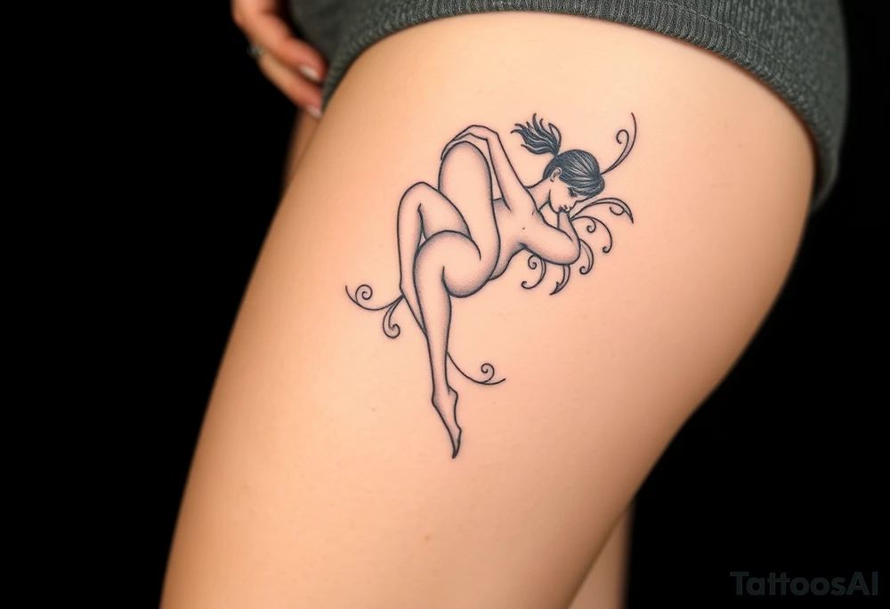 Contortionist tattoo idea