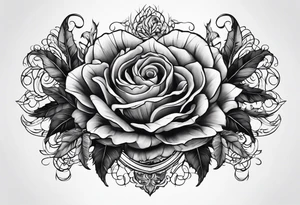 Two paths. One dark, twisted and thorny. tattoo idea