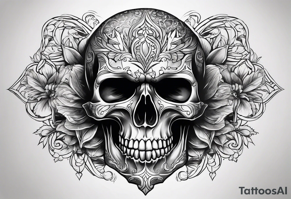 skull tattoo idea