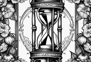 Cherry hourglass tattoo idea