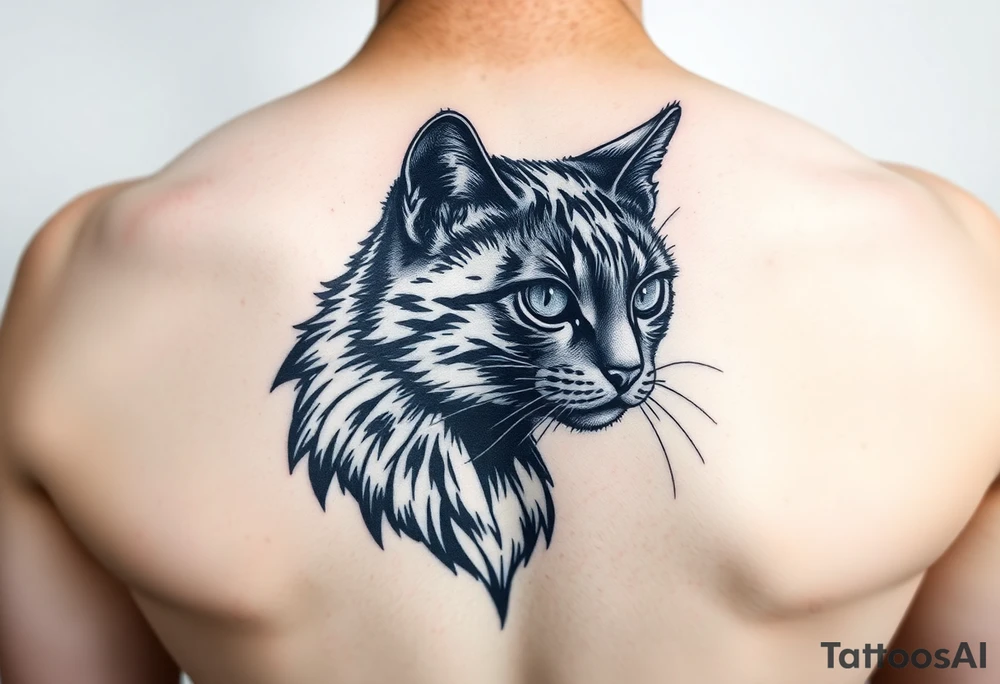 Black Cat tattoo idea