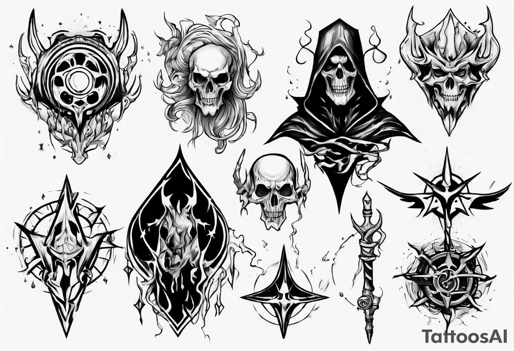 Warlock tattoo idea