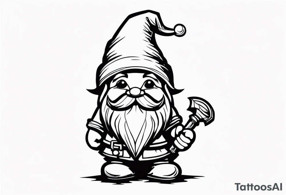 Gnome tattoo idea