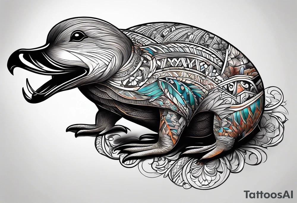 Platypus tattoo idea