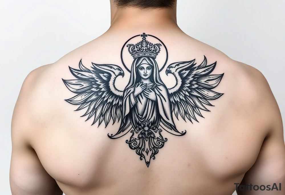 Icône russe orthodoxe de la vierge de kazan tattoo idea