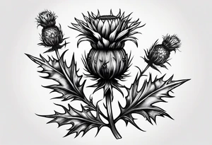 Thistle tattoo idea