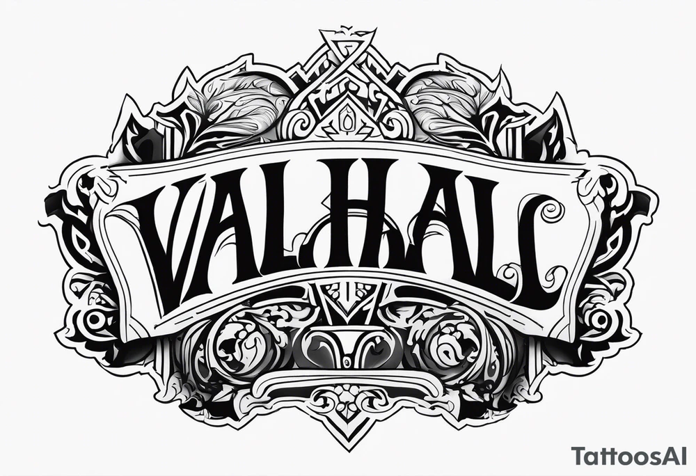 Valhalla tattoo idea