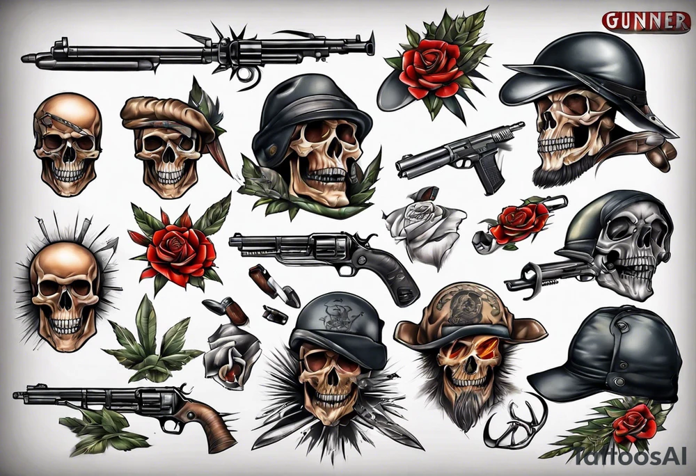 gunner tattoo idea