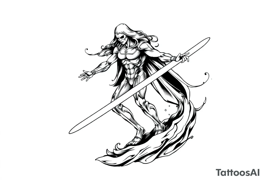 Silver Surfer tattoo idea