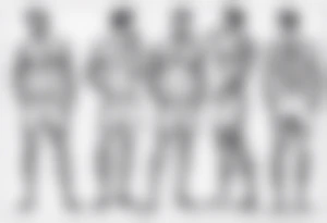 One handsome man in underwear, full-length, no hat, earrings in his ears stands smoking a cigarette tattoo idea
